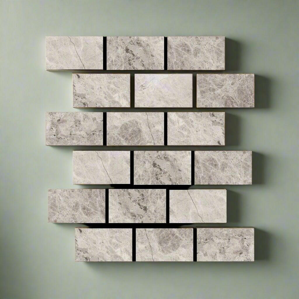 Special Cut | 4x8 Tundra Gray (Atlantic Gray) Marble Honed Tile Special Cut | 4x8 Tundra Gray (Atlantic Gray) Marble Honed Tile - American Tile Depot