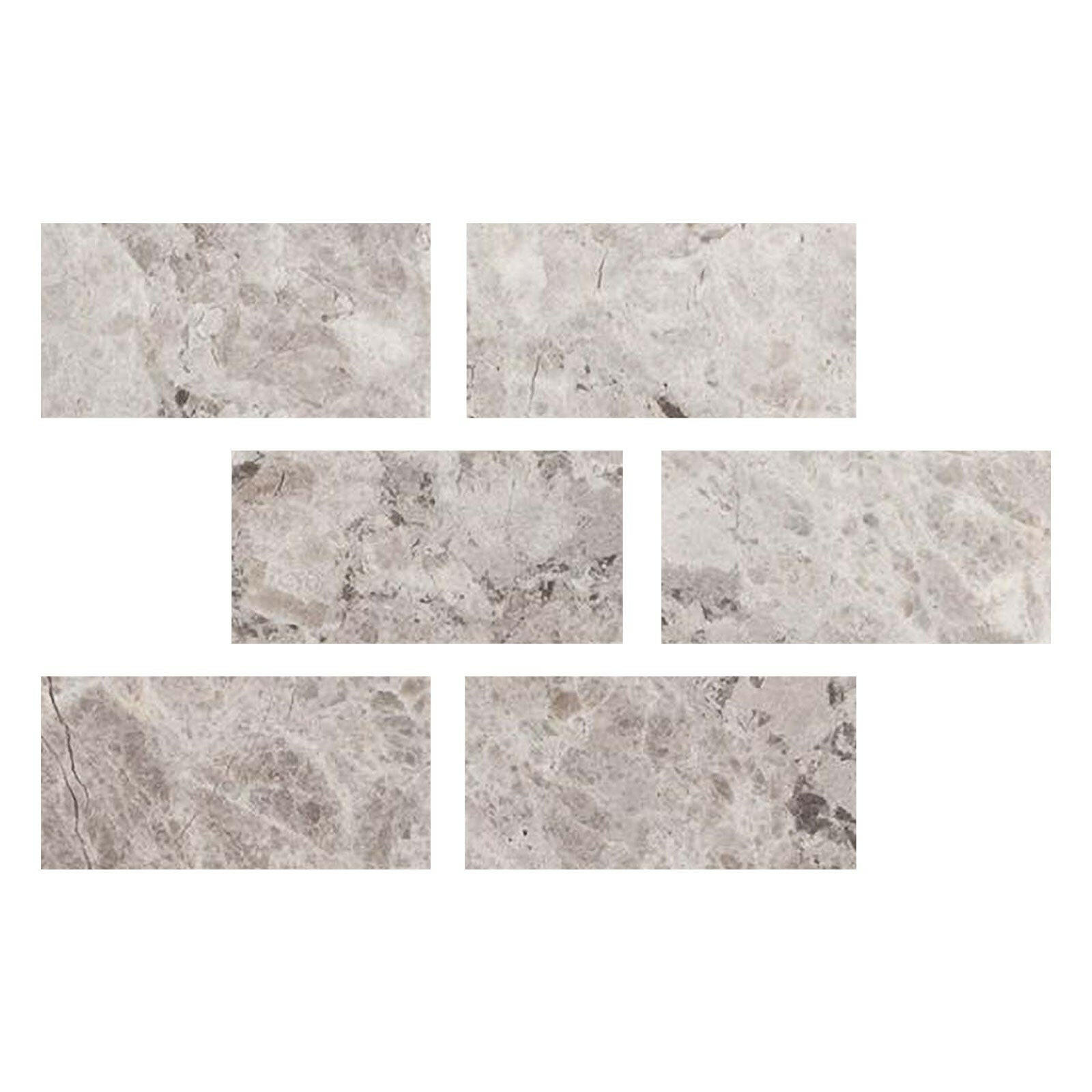 Special Cut | 4x8 Tundra Gray (Atlantic Gray) Marble Honed Tile Special Cut | 4x8 Tundra Gray (Atlantic Gray) Marble Honed Tile - American Tile Depot