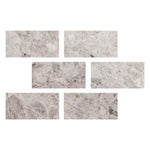 Special Cut | 4x8 Tundra Gray (Atlantic Gray) Marble Polished Tile Special Cut | 4x8 Tundra Gray (Atlantic Gray) Marble Polished Tile - American Tile Depot