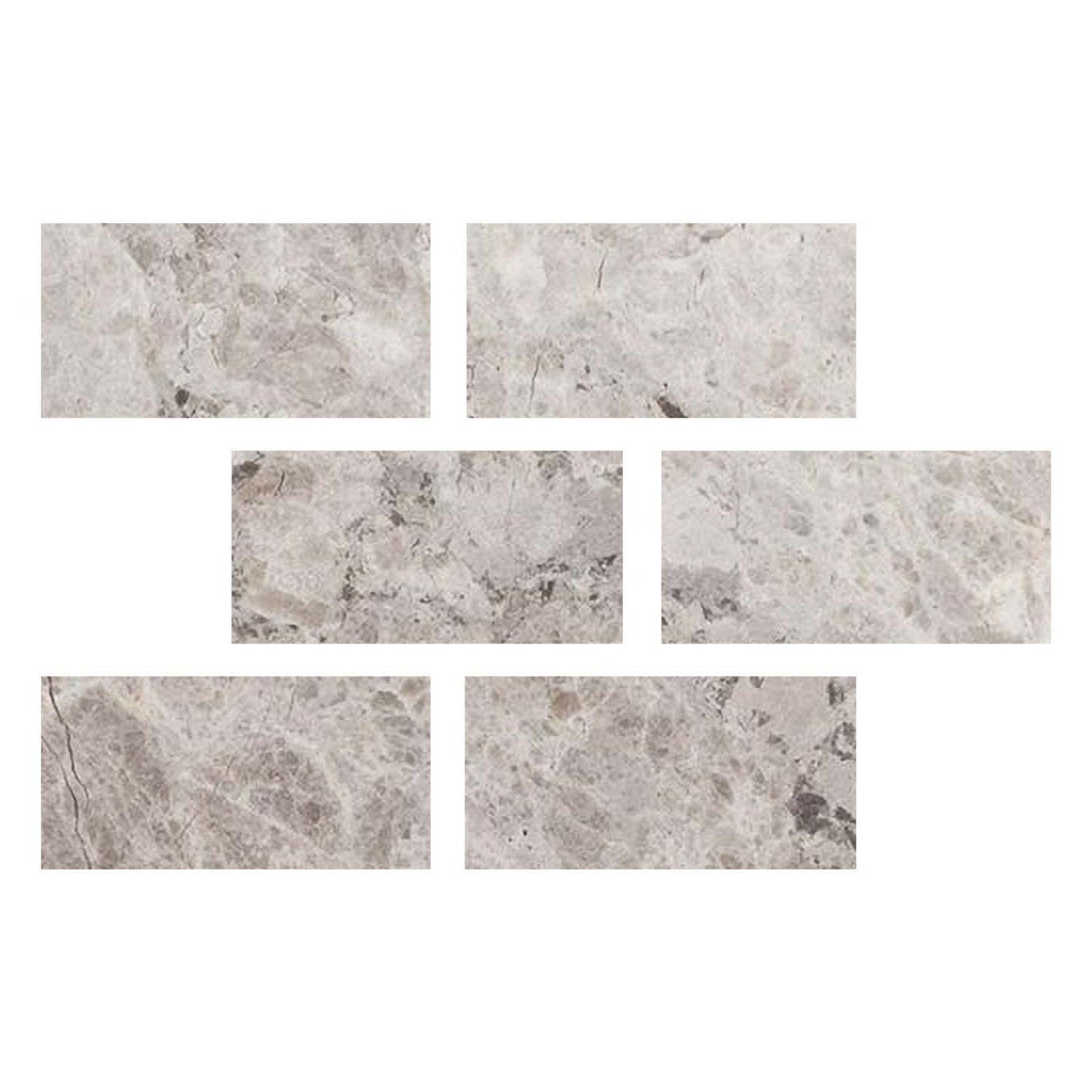 Special Cut | 4x8 Tundra Gray (Atlantic Gray) Marble Polished Tile Special Cut | 4x8 Tundra Gray (Atlantic Gray) Marble Polished Tile - American Tile Depot