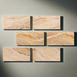 Special Cut | 4x8 Valencia Travertine Filled & Honed Tile Special Cut | 4x8 Valencia Travertine Filled & Honed Tile - American Tile Depot