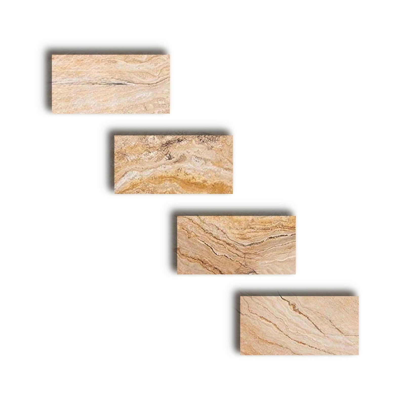 Special Cut | 4x8 Valencia Travertine Filled & Honed Tile Special Cut | 4x8 Valencia Travertine Filled & Honed Tile - American Tile Depot