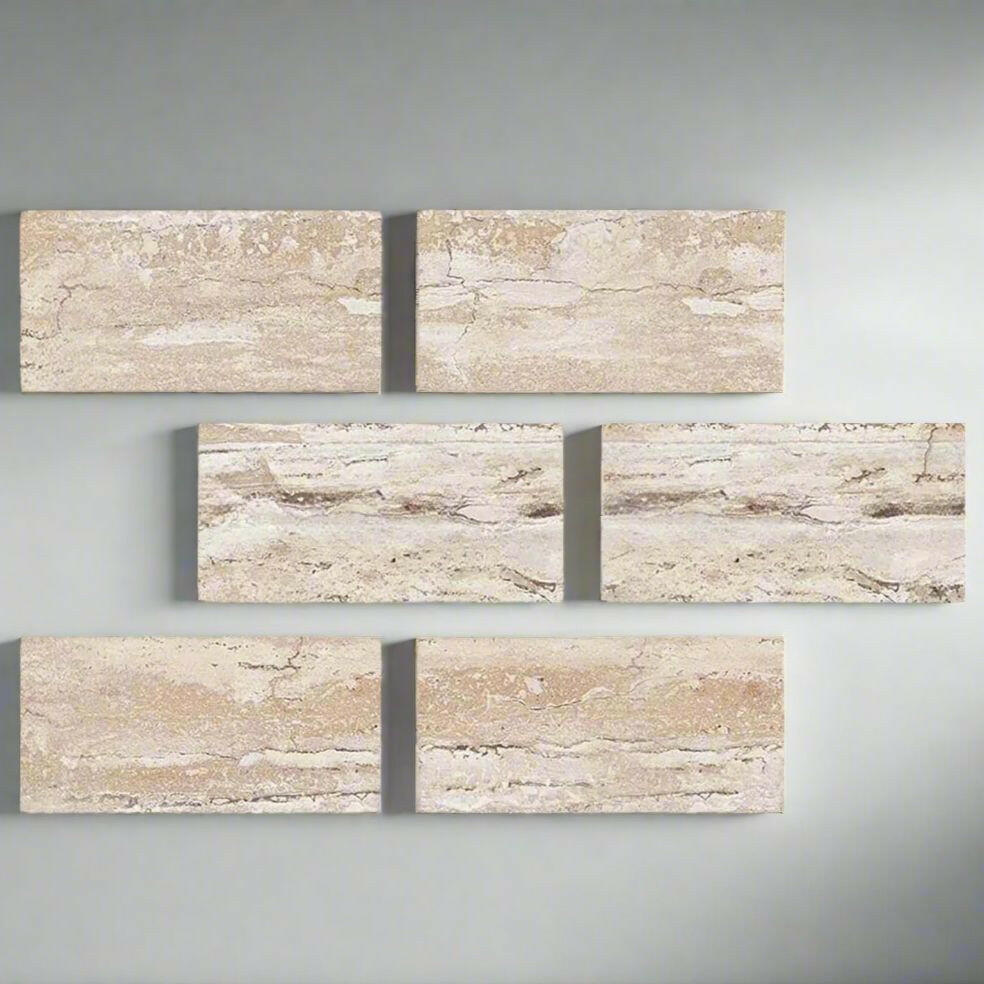 Special Cut | 4x8 Valerenga Travertine Filled & Honed Tile Special Cut | 4x8 Valerenga Travertine Filled & Honed Tile - American Tile Depot