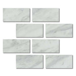 Special Cut | 6x12 Bianco Venatino Marble Polished Tile Special Cut | 6x12 Bianco Venatino Marble Polished Tile - American Tile Depot