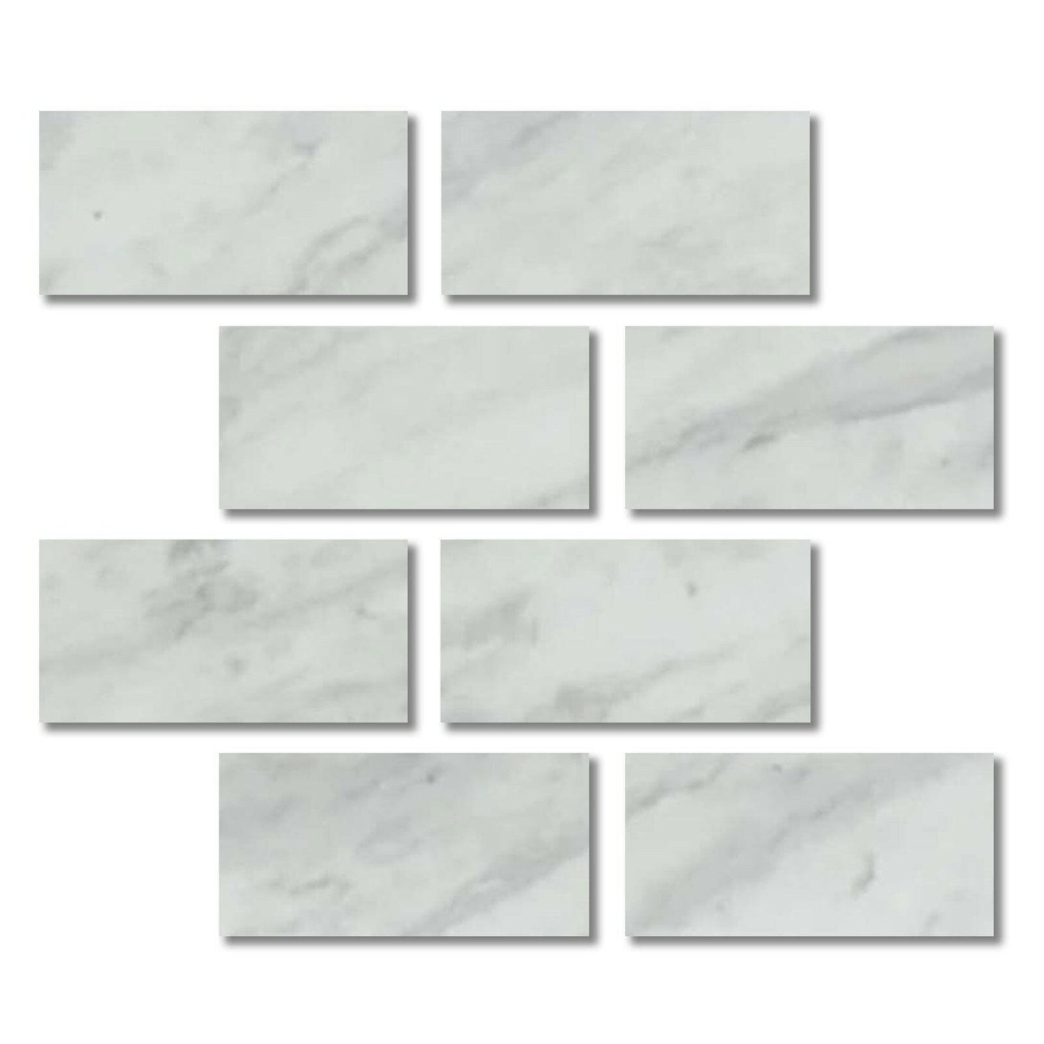 Special Cut | 6x12 Bianco Venatino Marble Polished Tile Special Cut | 6x12 Bianco Venatino Marble Polished Tile - American Tile Depot