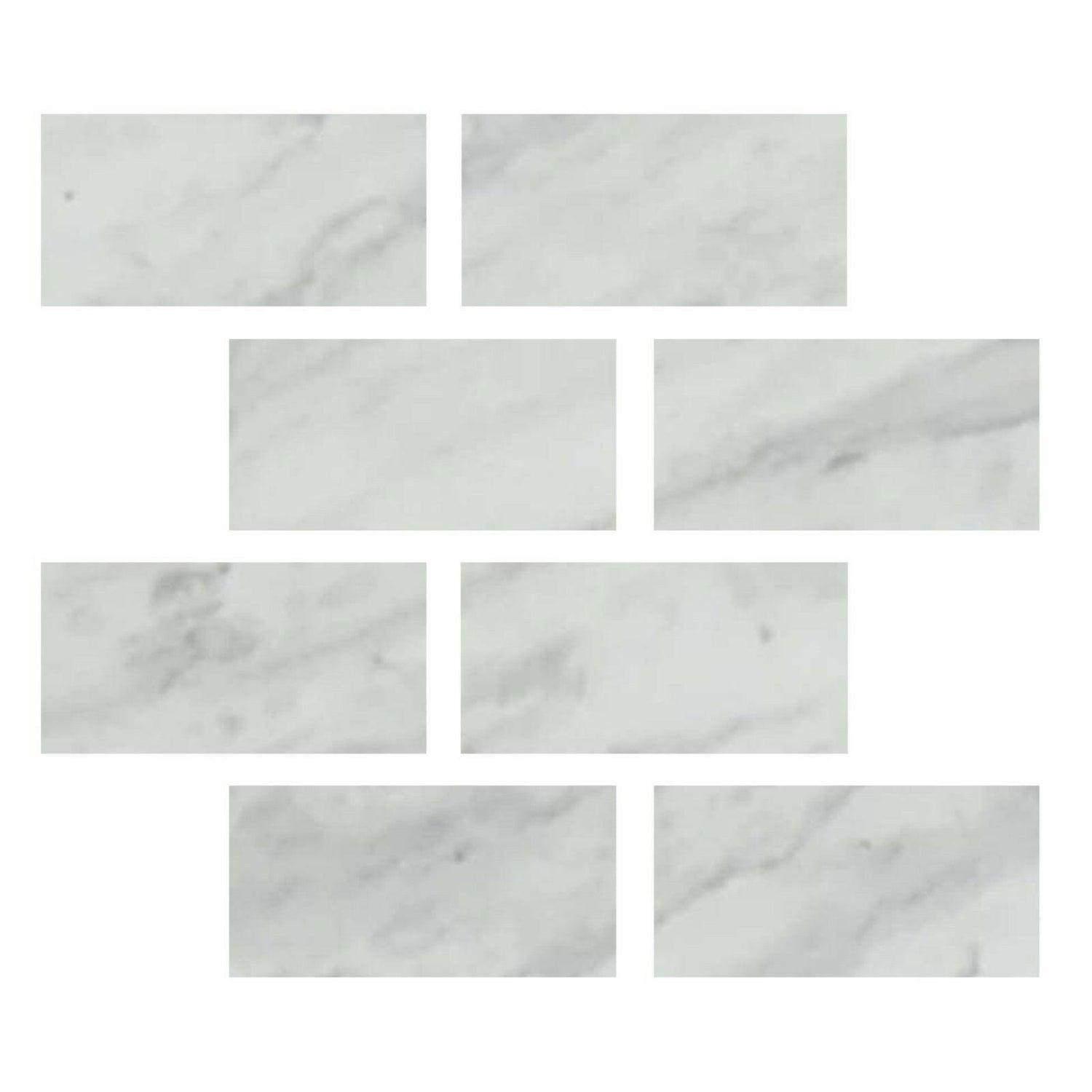 Special Cut | 6x12 Bianco Venatino Marble Polished Tile Special Cut | 6x12 Bianco Venatino Marble Polished Tile - American Tile Depot