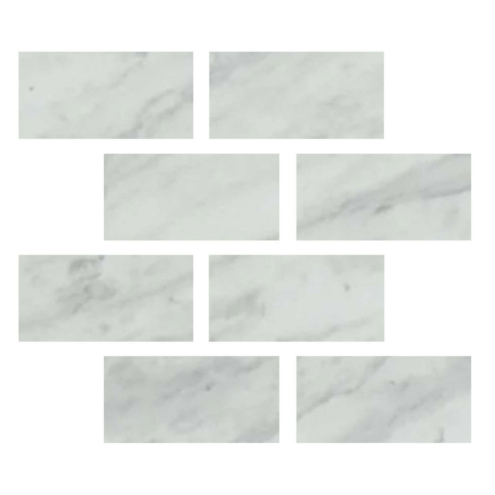 Special Cut | 6x12 Bianco Venatino Marble Polished Tile Special Cut | 6x12 Bianco Venatino Marble Polished Tile - American Tile Depot