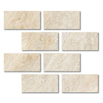 Special Cut | 6x12 Diano Royal (Queen Beige) Marble Honed Tile Special Cut | 6x12 Diano Royal (Queen Beige) Marble Honed Tile - American Tile Depot