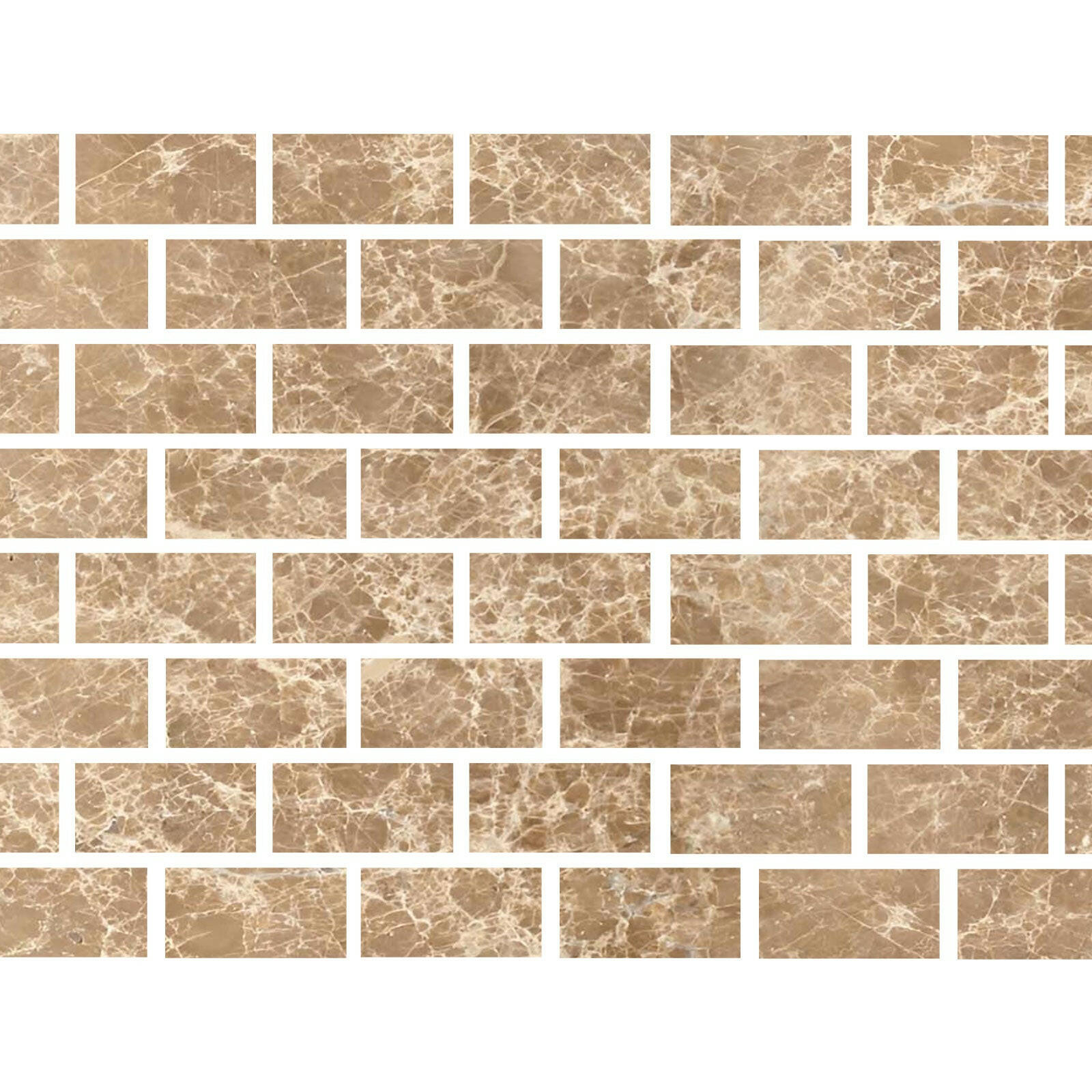 Special Cut | 6x12 Emperador Light Marble Polished Tile Special Cut | 6x12 Emperador Light Marble Polished Tile - American Tile Depot