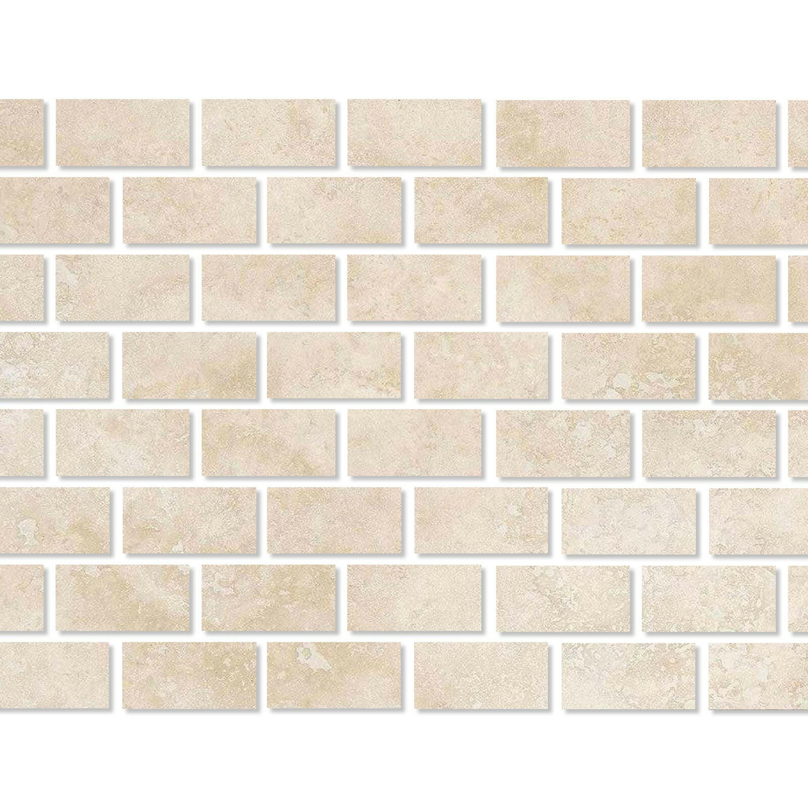 Special Cut | 6x12 Ivory Travertine Filled & Honed Tile - American Tile Depot