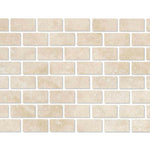 Special Cut | 6x12 Ivory Travertine Filled & Polished Tile - American Tile Depot