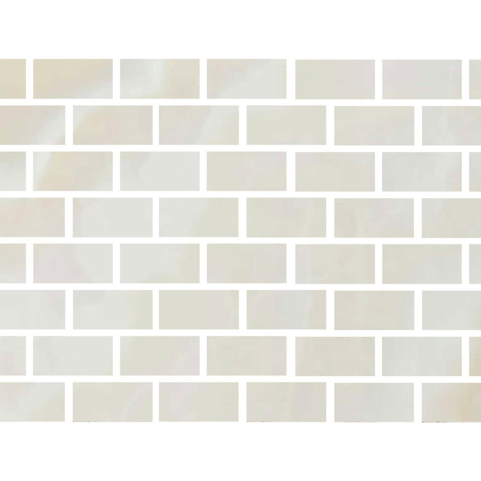 Special Cut | 6x12 Premium White Onyx CROSS-CUT Polished Tile Special Cut | 6x12 Premium White Onyx CROSS-CUT Polished Tile - American Tile Depot