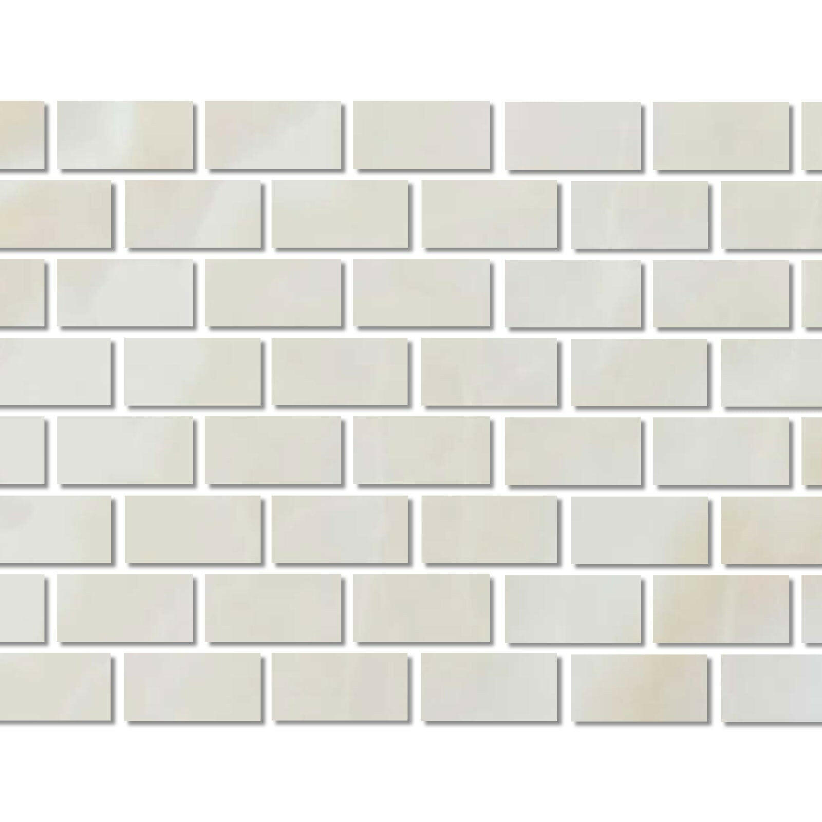 Special Cut | 6x12 Premium White Onyx CROSS-CUT Polished Tile Special Cut | 6x12 Premium White Onyx CROSS-CUT Polished Tile - American Tile Depot