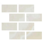 Special Cut | 6x12 Premium White Onyx CROSS-CUT Polished Tile Special Cut | 6x12 Premium White Onyx CROSS-CUT Polished Tile - American Tile Depot