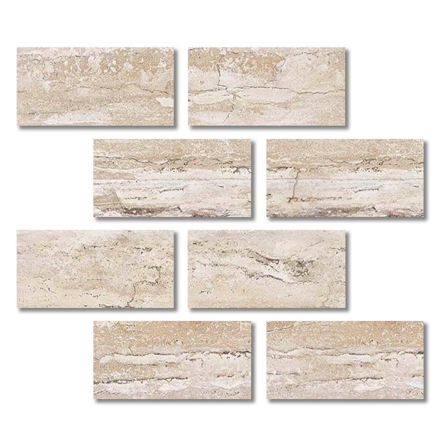 Special Cut | 6x12 Valerenga Travertine Filled & Honed Tile Special Cut | 6x12 Valerenga Travertine Filled & Honed Tile - American Tile Depot