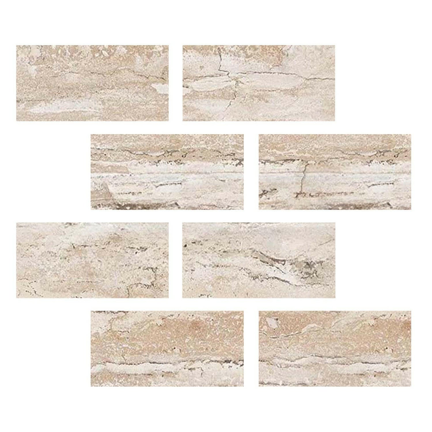 Special Cut | 6x12 Valerenga Travertine Filled & Honed Tile Special Cut | 6x12 Valerenga Travertine Filled & Honed Tile - American Tile Depot