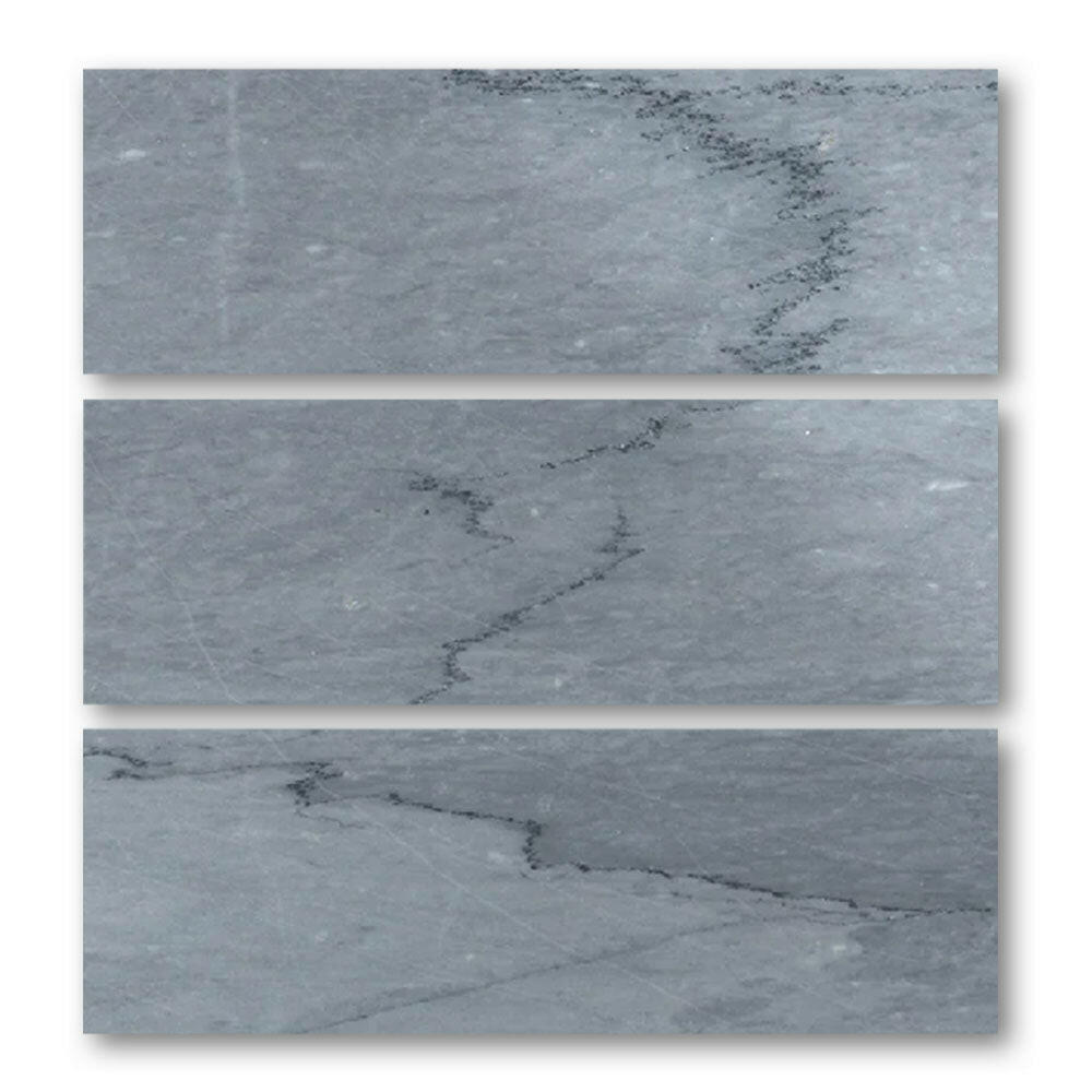 Special Cut | 6x18 Bardiglio Imperiale Marble Honed Tile Special Cut | 6x18 Bardiglio Imperiale Marble Honed Tile - American Tile Depot