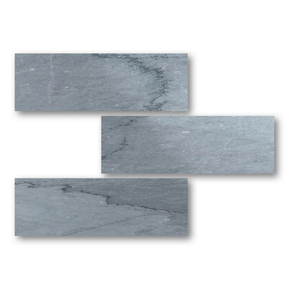Special Cut | 6x18 Bardiglio Imperiale Marble Honed Tile Special Cut | 6x18 Bardiglio Imperiale Marble Honed Tile - American Tile Depot