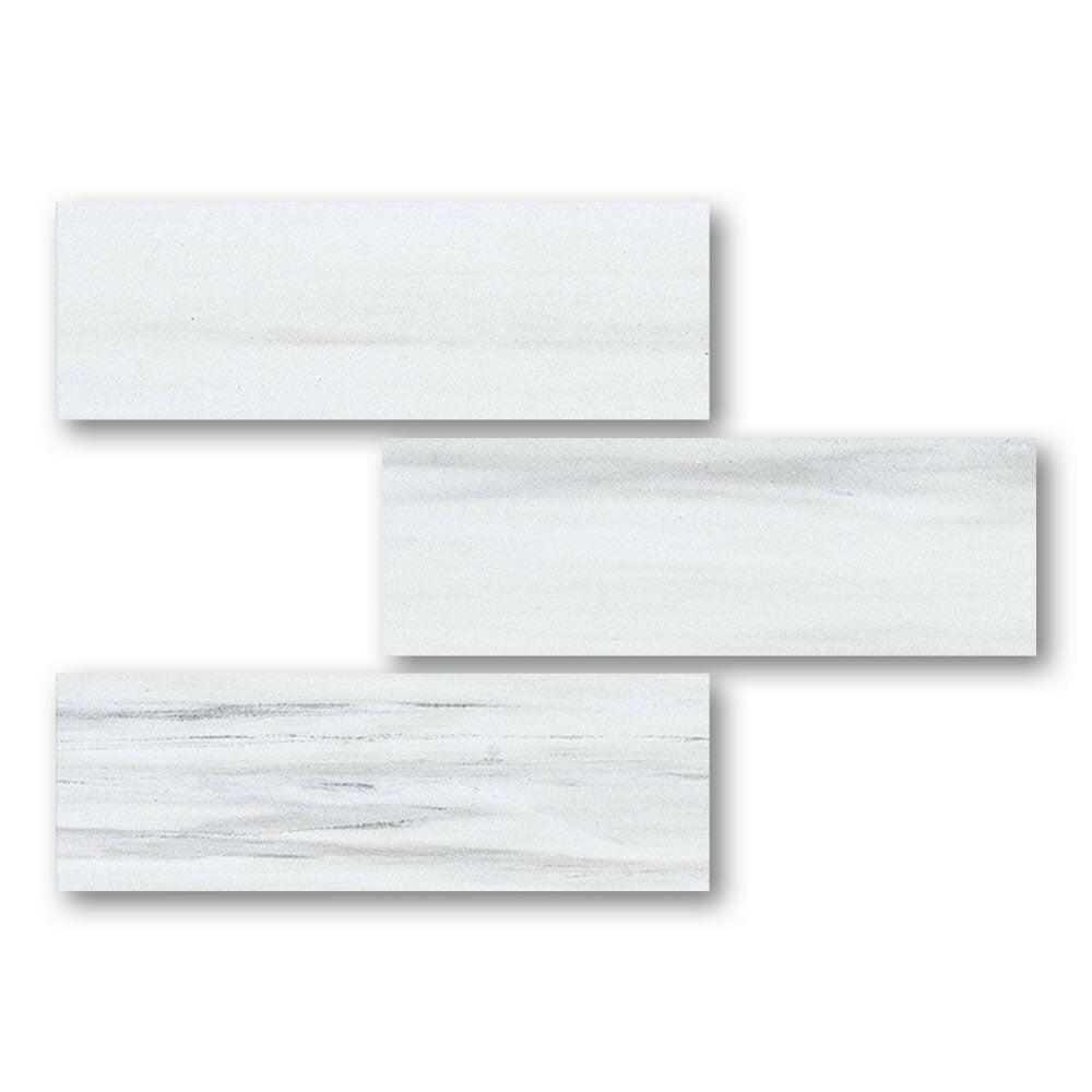 Special Cut | 6x18 Bianco Dolomite Polished Tile Special Cut | 6x18 Bianco Dolomite Polished Tile - American Tile Depot