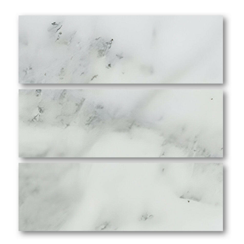 Special Cut | 6x18 Bianco Venatino Marble Honed Tile Special Cut | 6x18 Bianco Venatino Marble Honed Tile - American Tile Depot