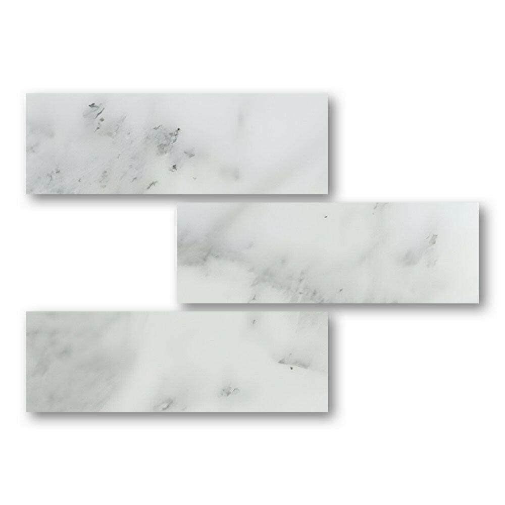 Special Cut | 6x18 Bianco Venatino Marble Honed Tile Special Cut | 6x18 Bianco Venatino Marble Honed Tile - American Tile Depot