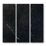 Special Cut | 6x18 Black Marquina Marble Honed Tile Special Cut | 6x18 Black Marquina Marble Honed Tile - American Tile Depot