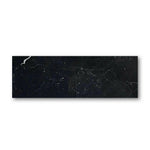 Special Cut | 6x18 Black Marquina Marble Honed Tile Special Cut | 6x18 Black Marquina Marble Honed Tile - American Tile Depot