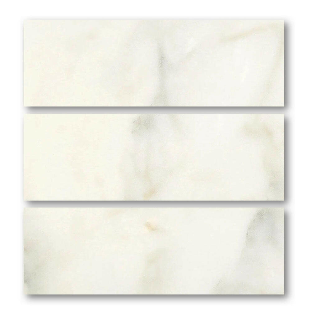 Special Cut | 6x18 Calacatta Oliva Marble Honed Tile Special Cut | 6x18 Calacatta Oliva Marble Honed Tile - American Tile Depot