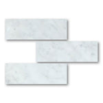 Special Cut | 6x18 Carrara White Marble Honed Tile Special Cut | 6x18 Carrara White Marble Honed Tile - American Tile Depot