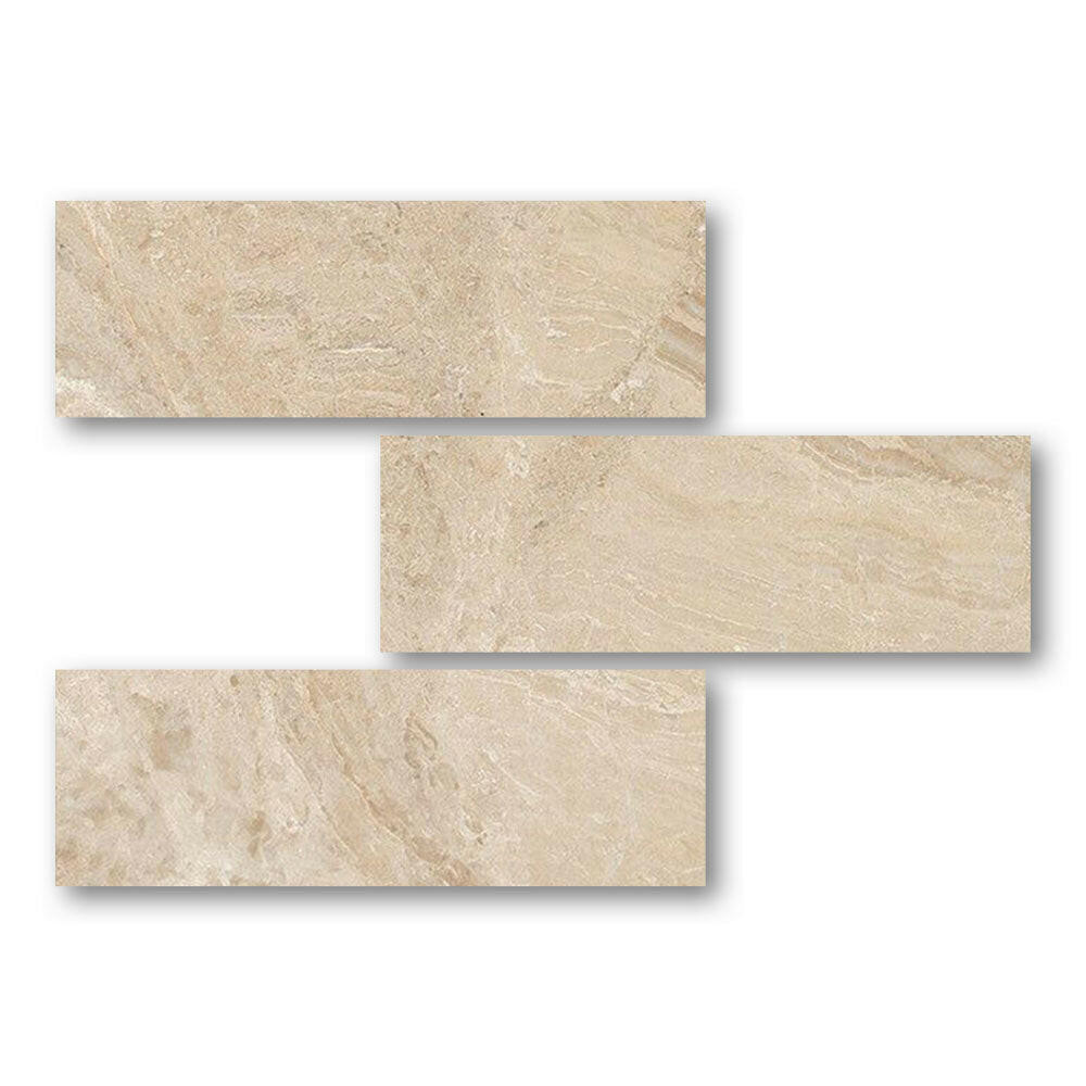 Special Cut | 6x18 Diano Royal (Queen Beige) Marble Honed Tile Special Cut | 6x18 Diano Royal (Queen Beige) Marble Honed Tile - American Tile Depot