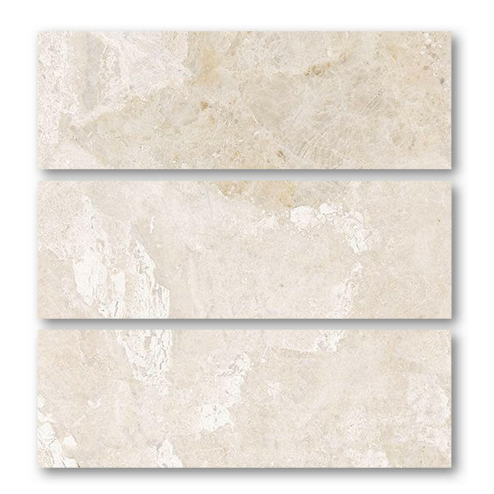 Special Cut | 6x18 Diano Royal (Queen Beige) Marble Polished Tile Special Cut | 6x18 Diano Royal (Queen Beige) Marble Polished Tile - American Tile Depot