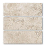 Special Cut | 6x18 Durango Cream Travertine Filled & Honed Tile Special Cut | 6x18 Durango Cream Travertine Filled & Honed Tile - American Tile Depot