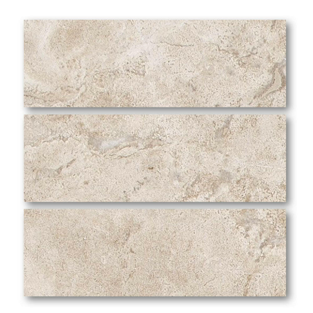 Special Cut | 6x18 Durango Cream Travertine Filled & Honed Tile Special Cut | 6x18 Durango Cream Travertine Filled & Honed Tile - American Tile Depot