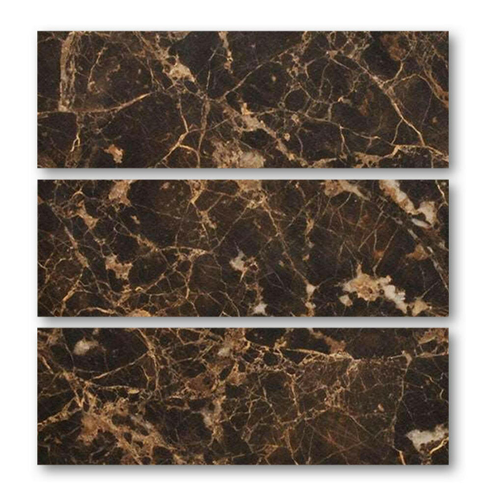 Special Cut | 6x18 Emperador Dark Marble Polished Tile Special Cut | 6x18 Emperador Dark Marble Polished Tile - American Tile Depot