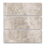 Special Cut | 6x18 Emperador Light Marble Polished Tile Special Cut | 6x18 Emperador Light Marble Polished Tile - American Tile Depot