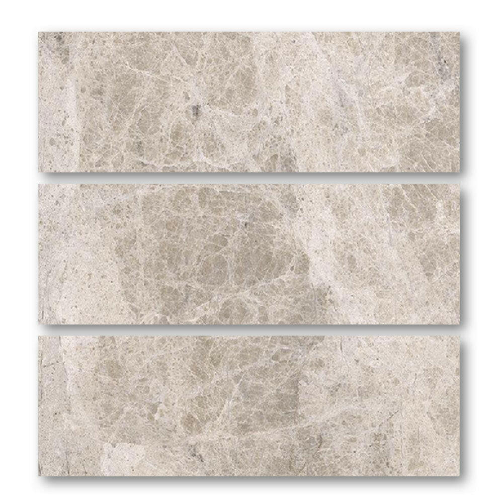 Special Cut | 6x18 Emperador Light Marble Polished Tile Special Cut | 6x18 Emperador Light Marble Polished Tile - American Tile Depot