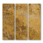 Special Cut | 6x18 Gold / Yellow Travertine Filled & Polished Tile Special Cut | 6x18 Gold / Yellow Travertine Filled & Polished Tile - American Tile Depot