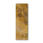 Special Cut | 6x18 Gold / Yellow Travertine Filled & Polished Tile Special Cut | 6x18 Gold / Yellow Travertine Filled & Polished Tile - American Tile Depot