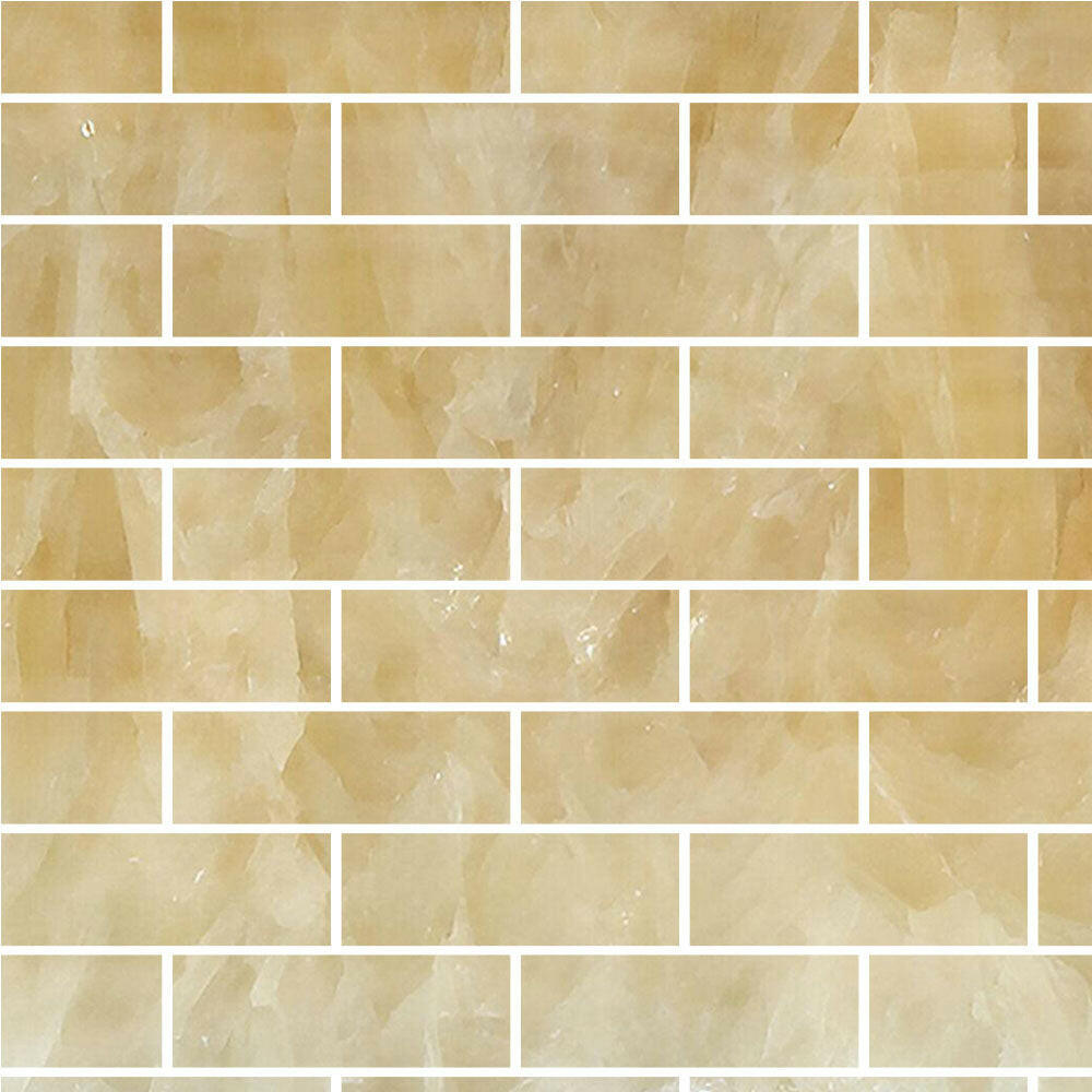 Special Cut | 6x18 Honey Onyx Polished Tile Special Cut | 6x18 Honey Onyx Polished Tile - American Tile Depot