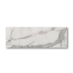 Special Cut | 6x18 Italian Statuary White Marble Honed Tile Special Cut | 6x18 Italian Statuary White Marble Honed Tile - American Tile Depot