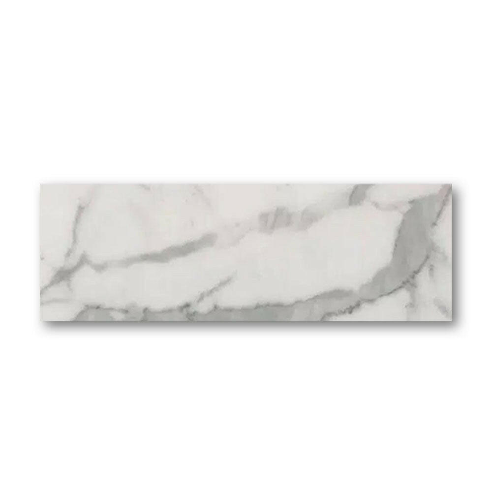 Special Cut | 6x18 Italian Statuary White Marble Honed Tile Special Cut | 6x18 Italian Statuary White Marble Honed Tile - American Tile Depot