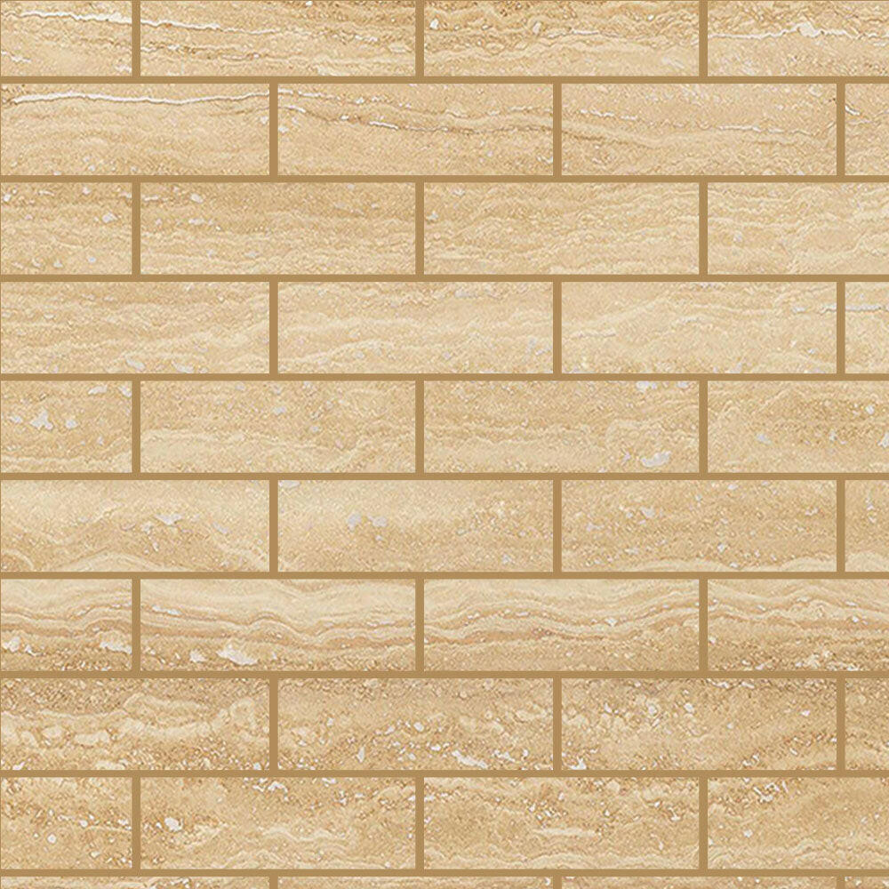 Special Cut | 6x18 Ivory Travertine Vein Cut Filled & Honed Tile - American Tile Depot