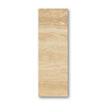 Special Cut | 6x18 Ivory Travertine Vein Cut Filled & Polished Tile - American Tile Depot