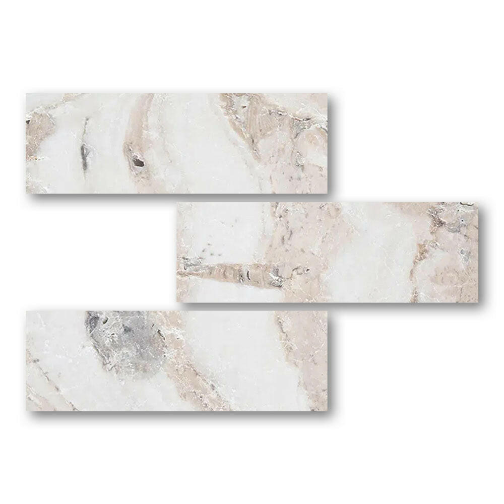 Special Cut | 6x18 Malibu Travertine Filled & Honed Tile Special Cut | 6x18 Malibu Travertine Filled & Honed Tile - American Tile Depot