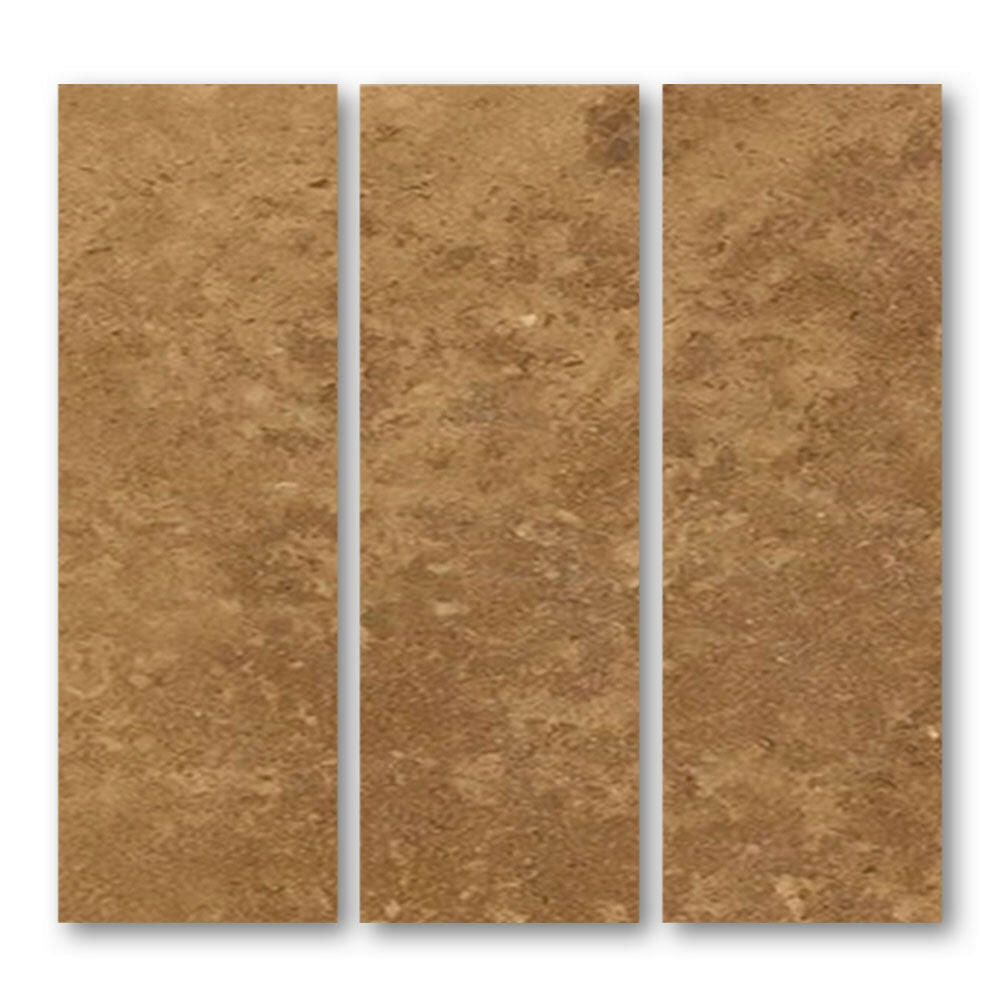 Special Cut | 6x18 Noce Travertine Filled & Honed Tile Special Cut | 6x18 Noce Travertine Filled & Honed Tile - American Tile Depot