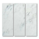 Special Cut | 6x18 Oriental White / Asian Statuary Marble Honed Tile Special Cut | 6x18 Oriental White / Asian Statuary Marble Honed Tile - American Tile Depot