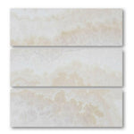 Special Cut | 6x18 Premium White Onyx CROSS-CUT Polished Tile Special Cut | 6x18 Premium White Onyx CROSS-CUT Polished Tile - American Tile Depot