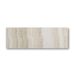 Special Cut | 6x18 Premium White Onyx VEIN-CUT Polished Tile Special Cut | 6x18 Premium White Onyx VEIN-CUT Polished Tile - American Tile Depot