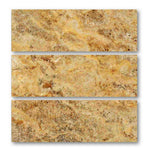 Special Cut | 6x18 Scabos Travertine Filled & Polished Tile Special Cut | 6x18 Scabos Travertine Filled & Polished Tile - American Tile Depot