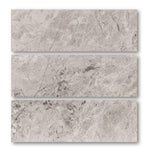 Special Cut | 6x18 Tundra Gray (Atlantic Gray) Marble Honed Tile Special Cut | 6x18 Tundra Gray (Atlantic Gray) Marble Honed Tile - American Tile Depot